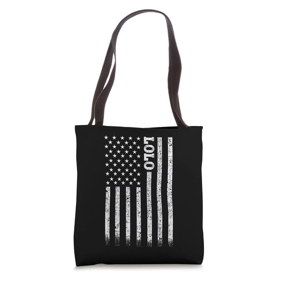Lolo American Flag Tote Bag ;) - Picture 1 of 4
